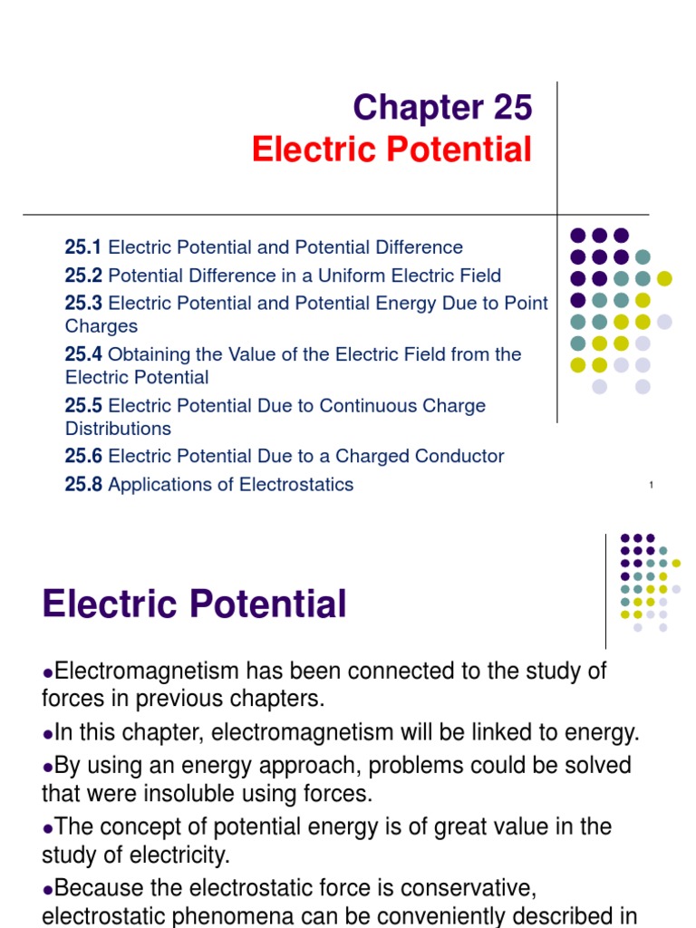 Understanding Electric Potential Concepts | PDF | Electric Field ...