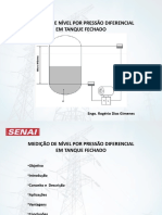 Medição de Nivel Por Pressão Diferencial em Tanque Fechado Rogerio Dias Gimenes