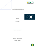 Final Informe de Evaluación Neuropsicológica