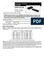 Channel Master Rotor 9521 - 37manual