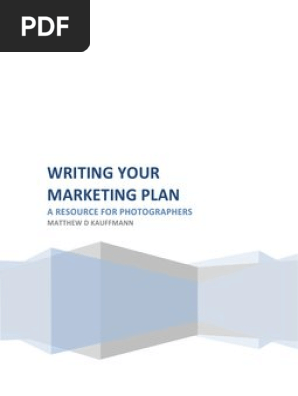 Photography Marketing Plan
