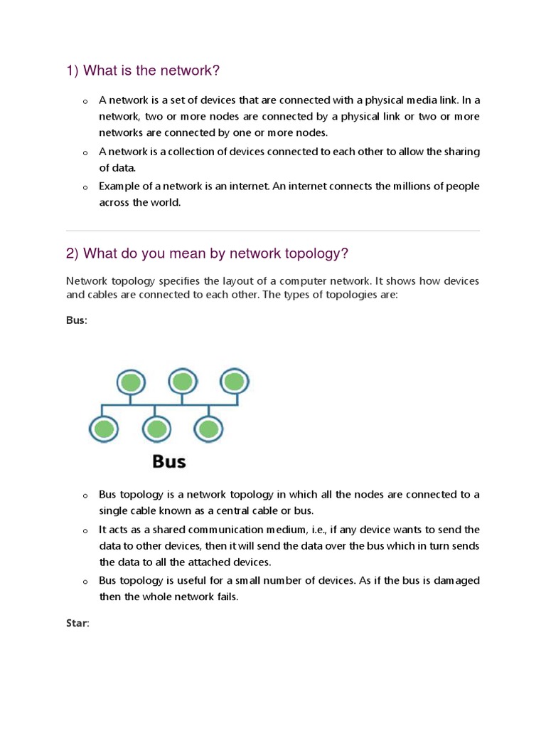 (Java Point) Networking Interview Question PDF Osi Model Network