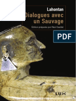Dialogues Avec Un Sauvage (Lahontan)