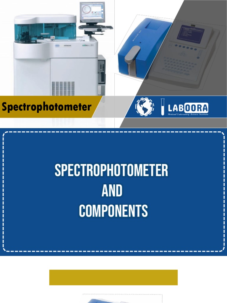 02 Spectrophotometer PDF Spectrophotometry Optical Filter