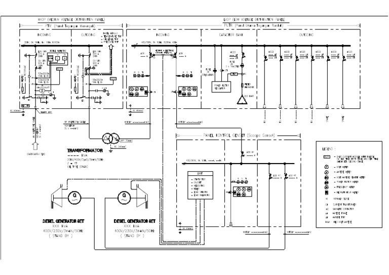 Overall Single Line Diagram Electrical 2 | PDF