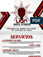 Lion Arte Etnico Portafoleo