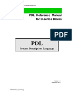PDL Reference For D-Series Drive V1.1 - Manual (EN)