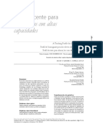 Perfil Docente para Alumnosas Con Altas Capacidades 2013