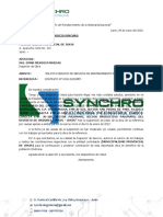 Cartas Junin Consorcio Synchro