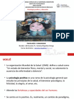 Clase PSICOLOGÍA POSITIVA