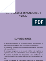 Iv. Protocolo de Diagnostico y Dsm-Iv
