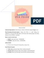 Honour Dye Pride Quezon City Science High School JA Marketplace Requirements