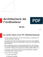 TD01 ( Architecture de l'ordinateur )