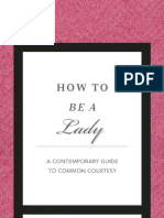 How To Be A Lady