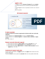 appunti matematica medie