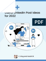 99 Useful LinkedIn Post Ideas For 2022 Ebook
