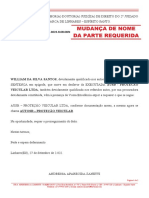 036 - Peticao Informando o Novo Nome Da Requerida - William Da Silva - Versao 001