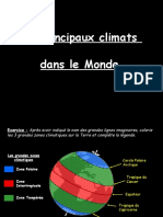 Les Principaux Climats Dans Le Monde