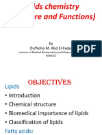 Lipids Structure and Functions