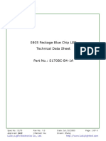 Luckylight: 0805 Package Blue Chip LED Technical Data Sheet