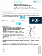 5 Lucrare de Laboratornr 1 Determinarea Indicelui de Refracţie Al Sticlei