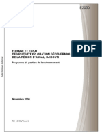 Forage Et Essai Des Puits D'Exploration Géothermiques de La Région D'Assal, Djibouti