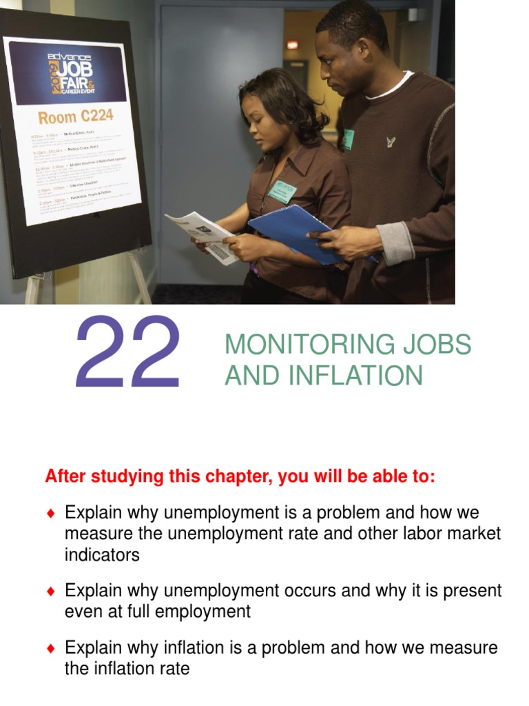 Monitoring Jobs and Inflation PDF Unemployment Consumer Price Index