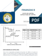 Finanzas Ii: Costo de Capital Estructura de Capital