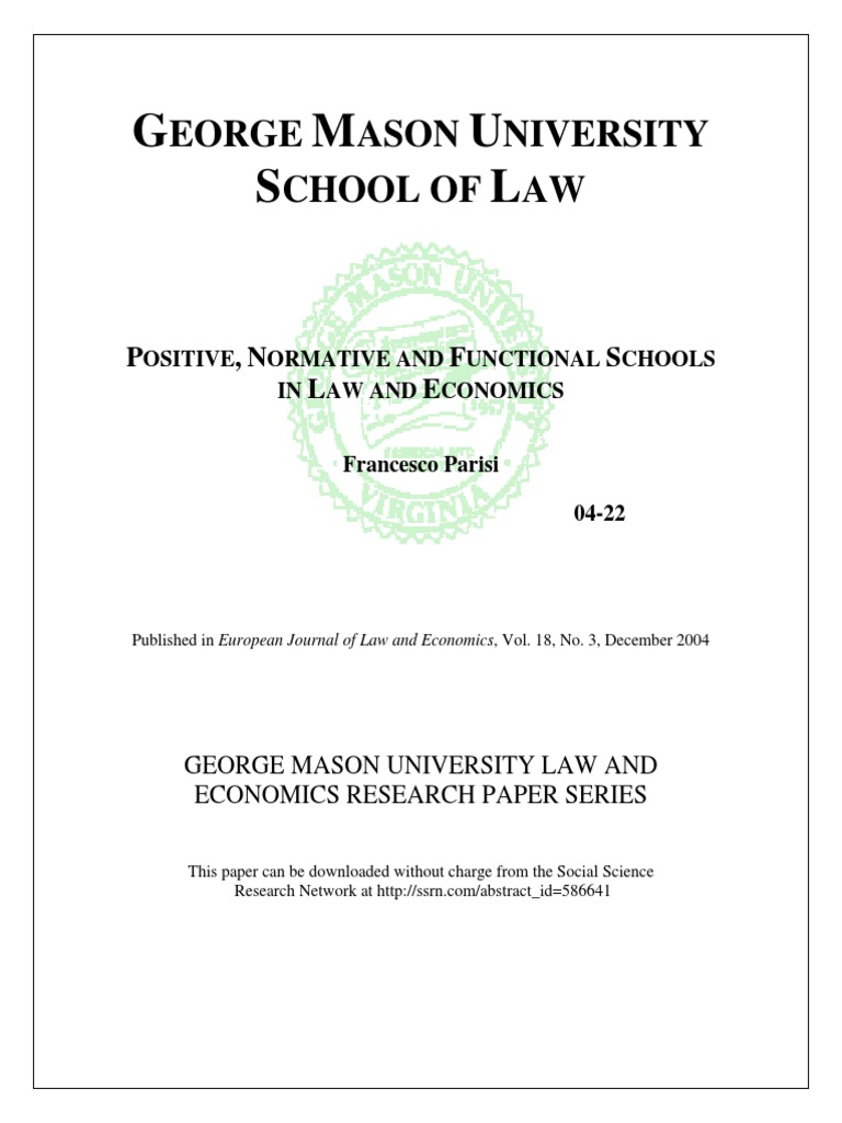 Law and Economics | PDF | Welfare Economics | Economics