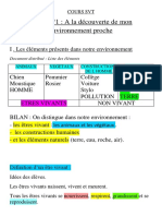 6° SVT Leçon N°1 SUITE