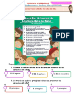 D1 A2 FICHA Declaración Universal de Los Derechos Del Niño