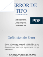 El Error de Tipo