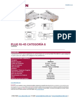 Plug RJ-45 Cat 6