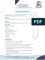 Proyecto Cientifico - Velocidad de Reacciones Quimicas