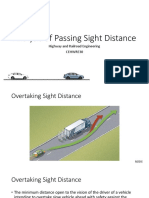4.2 Overtaking Sight Distance