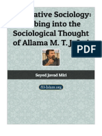 Alternative Sociology Probing Into The Sociological Thought of Allama Jafari