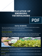 Application of Emerging Technologies