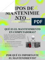 Mantenimiento de Computadoras