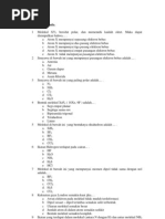 Soal Xi 1 Bentuk Molekul