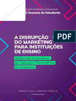 Ebook - A Disrupção Do Marketing para Instituições de Ensino