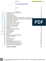 Management Accounting (MA) : Formulae Sheet 3