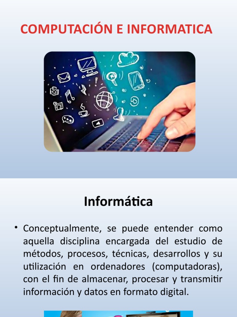 Definición de Informática y Computación | PDF | Informática | Información