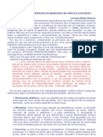 entendendo a interdisciplinaridade na prática_resumo Fazenda