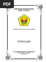 Download Format Administrasi Kelas pada Sekolah Dasar by Taufik Agus Tanto SN60690812 doc pdf