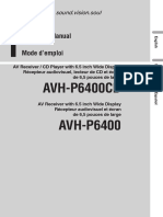 50064operation Manual AVH-P6400CD 2002528161632500