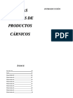 Fichas Técnicas de Productos Cárnicos