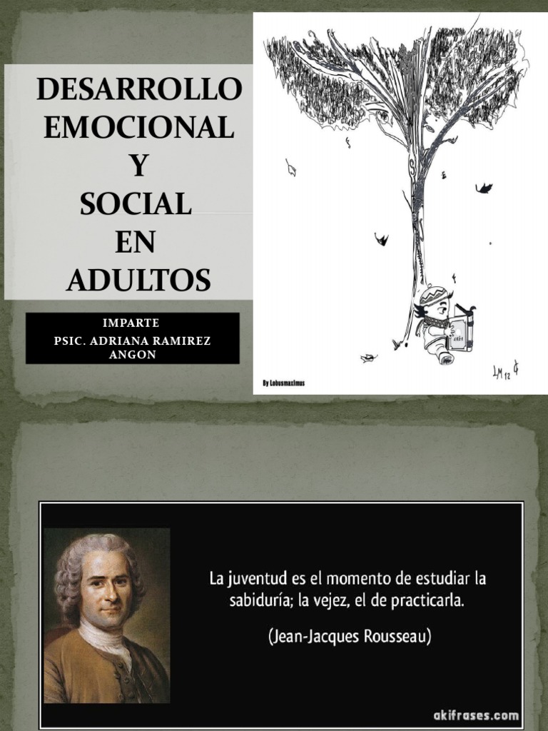 Desarrollo Emocional y Social en Adultos | PDF | Estrés (biología ...