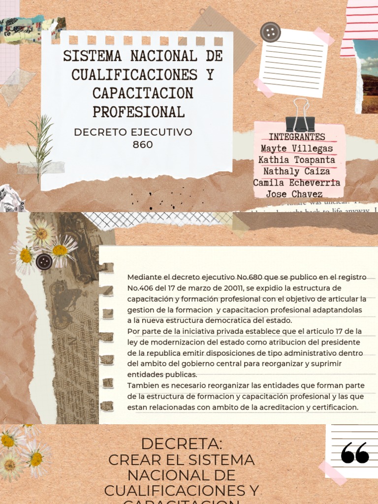 Sistema Nacional de Cualificaciones y Capacitación | PDF | Negocios ...