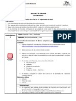 Misiones Secundaria Tercer Grado Semana Del 19 Al 23 de Septiembre de 2022