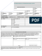 Informações para Elaboração de PPP 2022